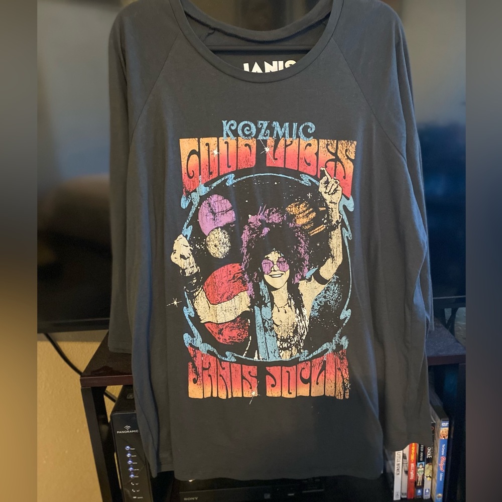 Torrid Good Vibes Janis Joplin 3/4 Sleeve Size 3x